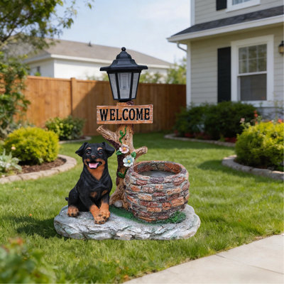 Statue d'extérieur Puppy Dog