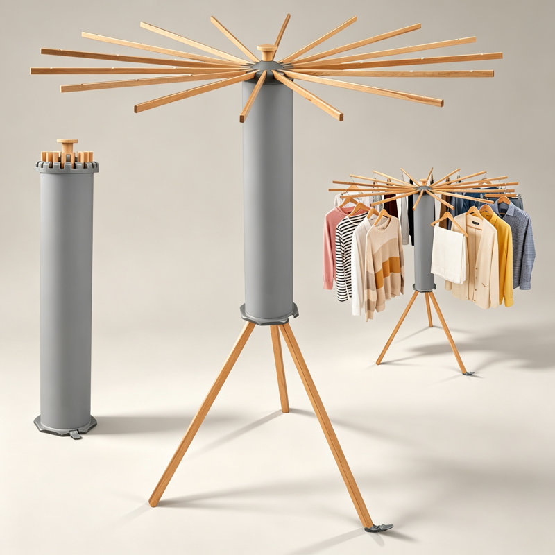 Octopus Clothes Drying Rack Airer, Cloth Airer Grey