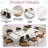 63'' To 94'' Extendable Rectangular Sintered Stone Dining Table For 6-10 With Sintered Stone Tabletop And Metal Base
