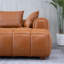 Canapé modulaire en cuir 2 pièces Drua