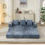 Canapé-lit pliant confortable Comfy, canapé-lit sur pied, canapé sur pied en chenille avec accoudoirs, canapé-lit pour salon-1043290414