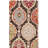 Roshanta Hand Tufted Wool Cotton Damask Rug in Red/Green-1958980180