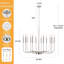 Grand lustre rustique style campagnard à 12 lumières 32 po Tirath Tirath-405493720