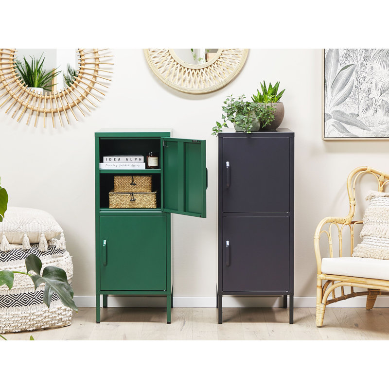 Mooresburg 2 -Door 4 -Shelf, Green
