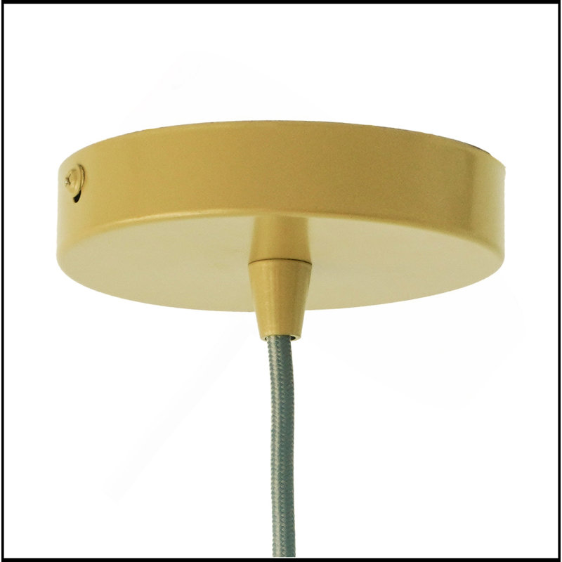 Luminaire suspendu - doré et transparent 110-120V 1PC