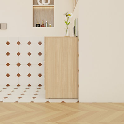 12" Slim Freestanding Bathroom Storage Cabinet