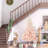 7Ft Unlit Spruce Artificial Christmas Tree With Realistic Branches And 1000 Tips, Pink