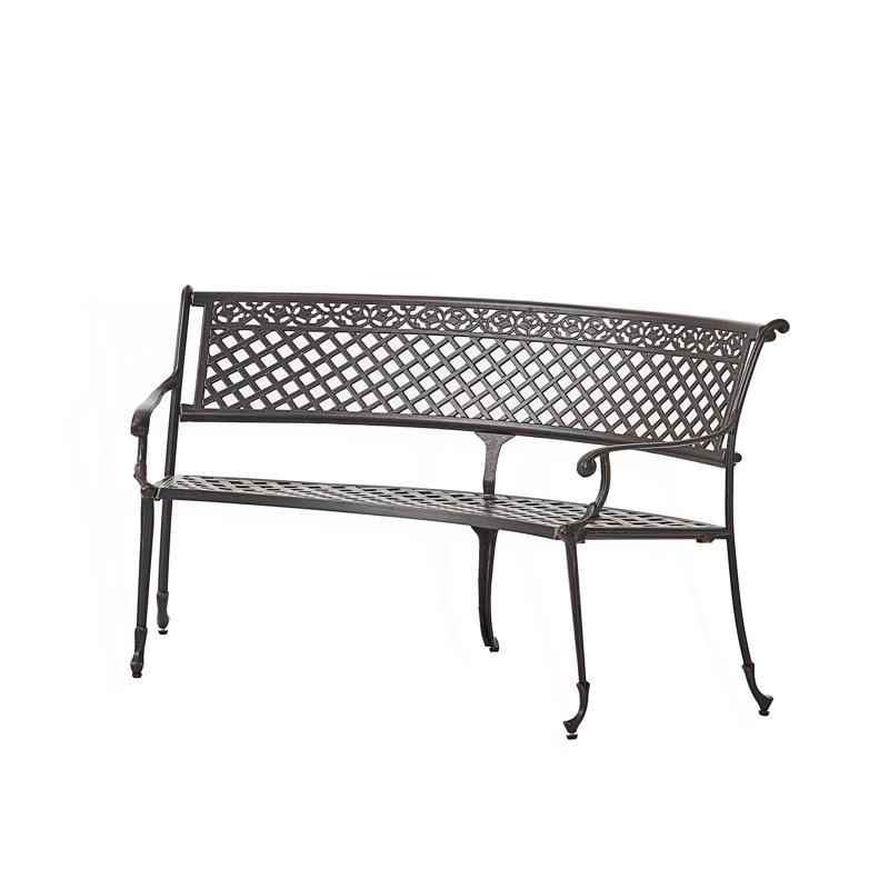 Outdoor Curved Bench