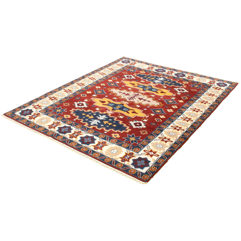 Wool Oriental Indoor Rug, Rectangle 6' x 9'