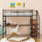 Ardella Metal Loft Bed with Desk and Wardrobe-1267548844-1267548847