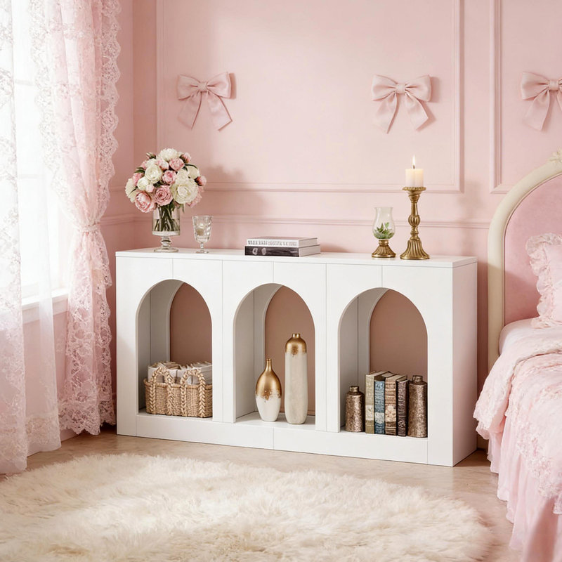 Stylish Arches Side Table,Entryway Table,Stable Console Table
