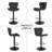 Modern Diamond - Pattern Adjustable Bar Stools-697858528
