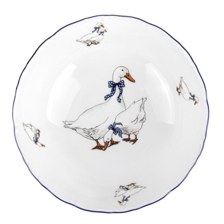 Goose Bohemian Small Porcelain Bowl