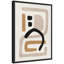 «Neutral Abstract 2 Minimal Modern Art» par juillet, reproduction d'art sur toile encadrée-226165175