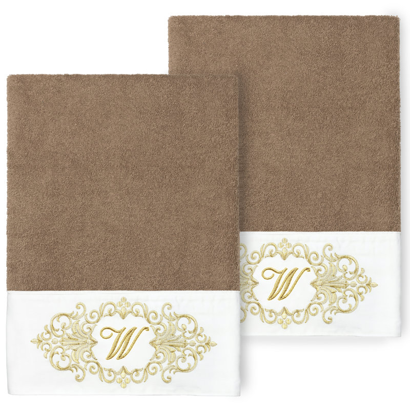 Ensemble de serviettes de bain 100% coton Linica, W