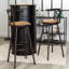 Singraul Swivel Upholstered Bar Stool with Steel Frame