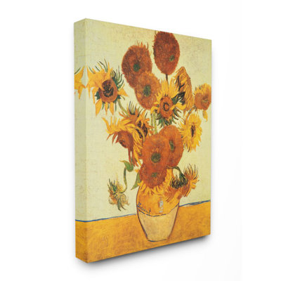 Van Gogh Sunflowers Classic by Vincent Van Gogh - Painting