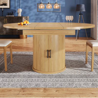 Extendable Round Dining Table