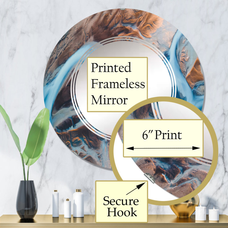 Miroir de salle de bain sans cadre, 32 po x 32 po