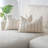 Thai Cream Handwoven Cotton Lumbar Pillow Cover, Decorative Accent-121002545-121002539