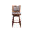 Angelija Swivel Upholstered Counter Stool with Solid Wood Frame-41671376-24834187
