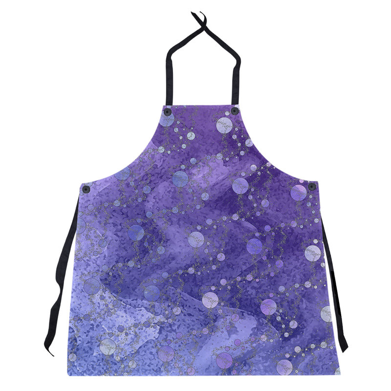 Bib Apron, Blue/Purple Ombre
