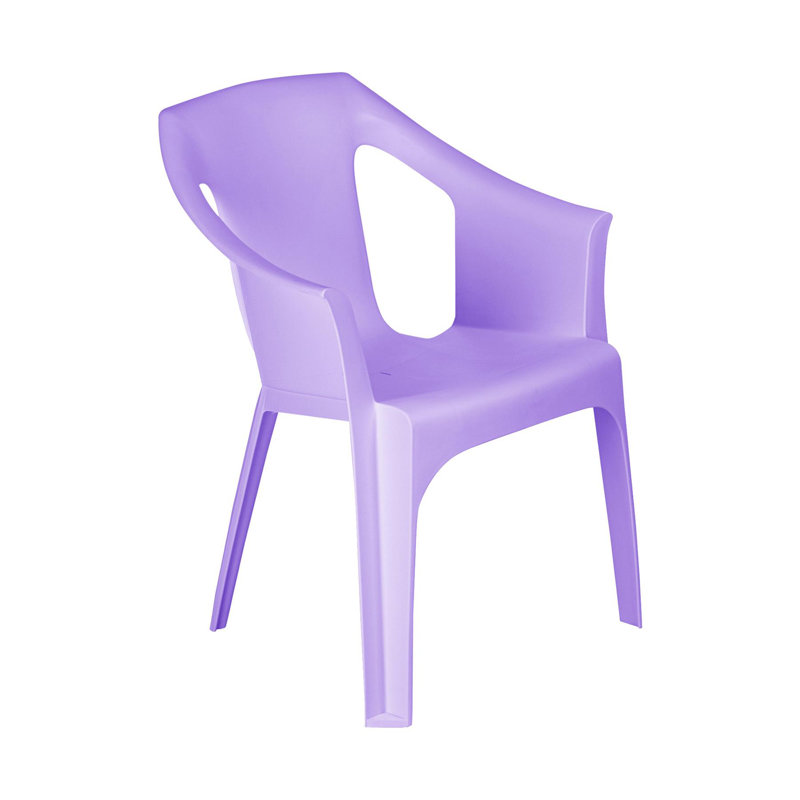 35cm H Stacking Armchair, Purple