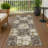 Machine Washable Indoor/Outdoor Chantille ACN2476 Floral Rug-687447140-687447130