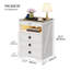 50cm W Bedside Table-641732323