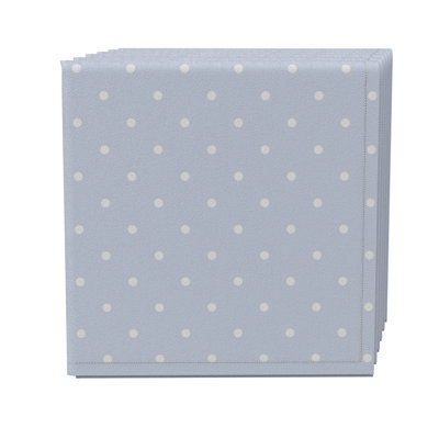 Cotton Twill Polka Dots Square Napkin