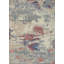 5x8 Gray Hand-Knotted Wool Viscose Pixelated Hues Abstract Modern Contemporary Carpet Rug