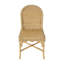 Chaise d'appoint de salle à manger en rotin de 18,5 po de hauteur Lacie