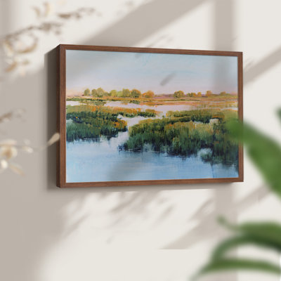 Marshland View II -Framed Print - Restickable