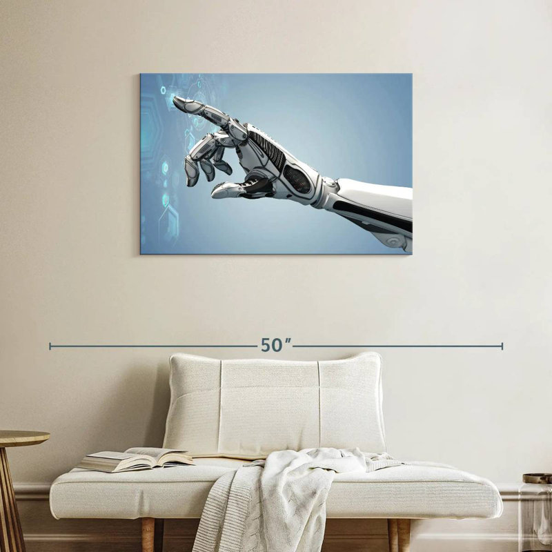 Kelan Futuristic Robot Arm, 24" H x 36" W