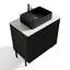 Meuble-lavabo simple 30 po avec plateau en pierre d'ingénierie Nivaeh-2110593856-2081553427