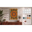 Golden Mandala Rising Botanical - Wrapped Canvas-531188605-531188601