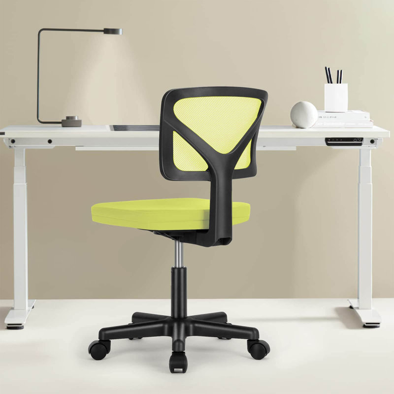Chaise de bureau sans accoudoirs, Yellow