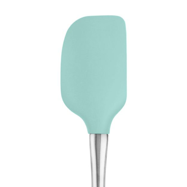 Flex-Core Spatula Stainless Steel Handle, Aqua