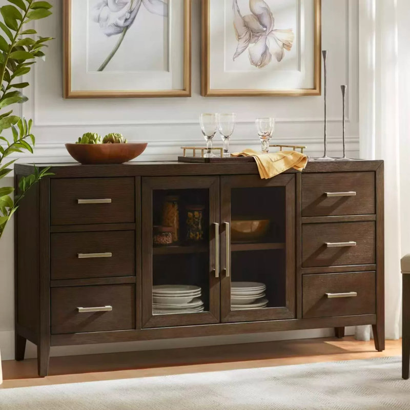Simple Furniture Solid Wood Sideboard