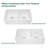 Farmhouse/Apron Front White Ceramic Kitchen Sink