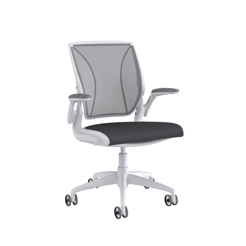 Diffrient World Wool Task Chair, Corde/Medium Gray, Catena/Caraway, White