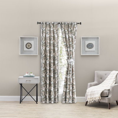 Hilmar 100% Cotton Room Darkening Curtain Pair
