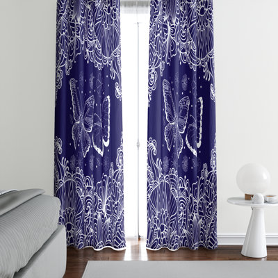 Semi Sheer Curtain Pair