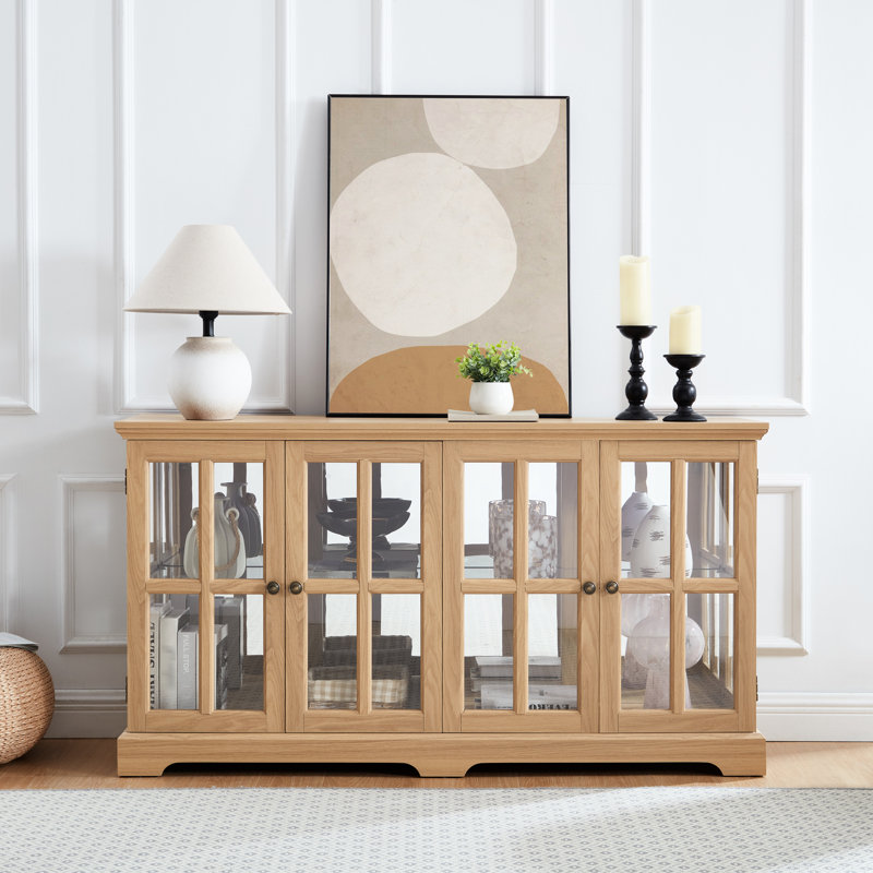 Armoire gracieuse avec lumières à DEL et tablettes réglables pour objets de collection