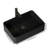 Black Rectangular Vessel Sink, 20" x 14" Ceramic Above Counter Bathroom Sink
