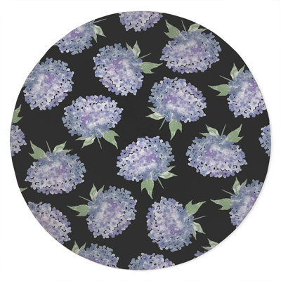 Hydrangea Love Decorative Outdoor Rug
