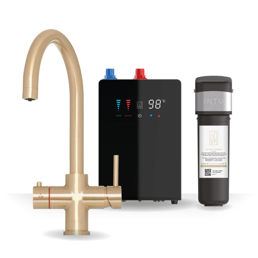 4-1 Instant Boiling Filtered Water Tap - Swan Neck