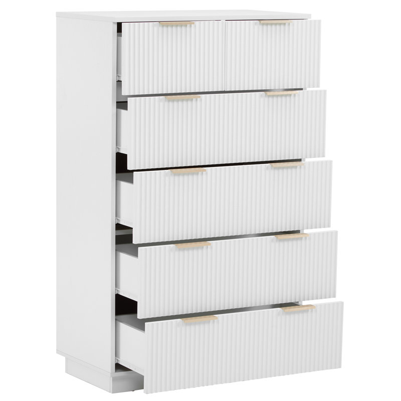 28inch wide drawer cabinet, Blanc
