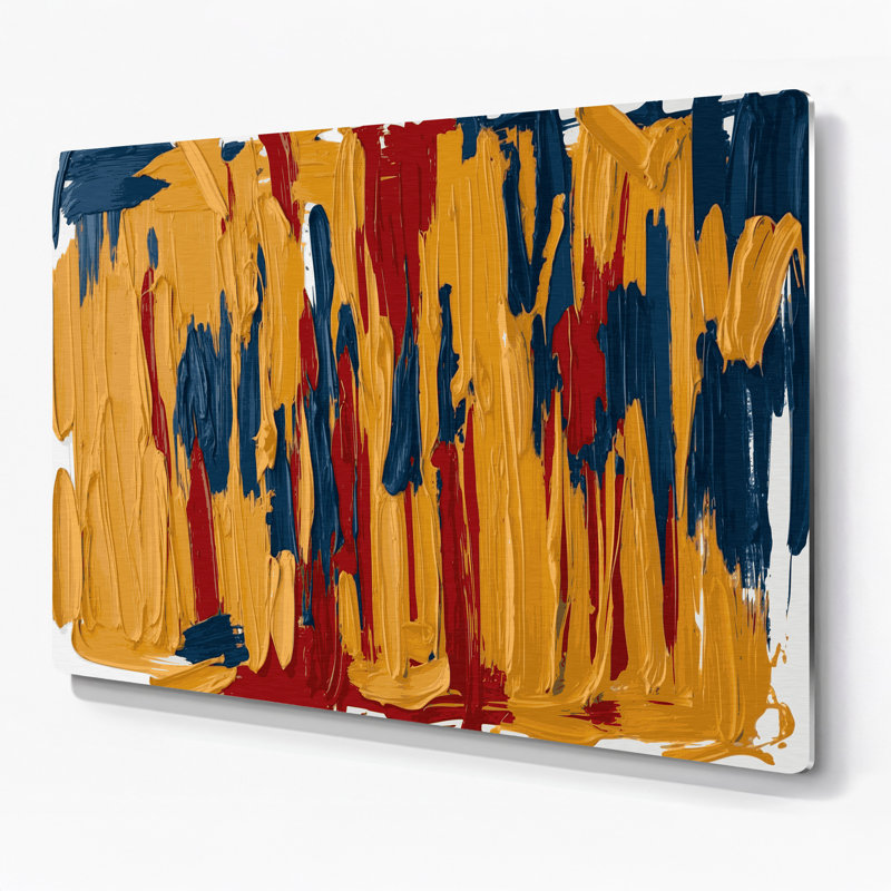 Art mural en métal Neo Expressionism 7, H 20 po x l 24 po