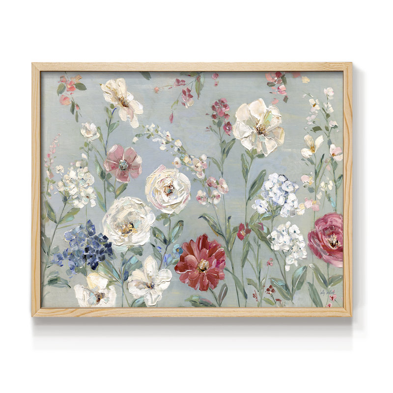 Couleurs de l'été - reproduction encadrée - réversible, H 22 po x l 28 po, Naturel